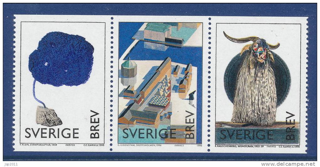 Sweden 1998 Facit # 2053-2054. The Modern Museum, See Scann, MNH (**) - Unused Stamps