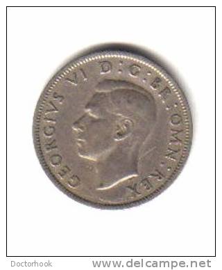 GREAT BRITAIN   2  SHILLINGS  1951  (KM # 878) - J. 1 Florin / 2 Schillings