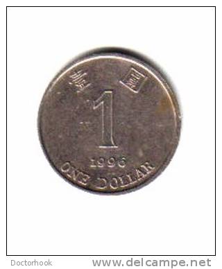 HONG KONG   $1.00  DOLLAR  1996  (KM # 69a) - Hong Kong