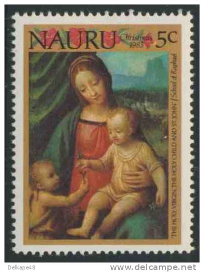 Nauru 1983 Mi 276 ** “The Holy Virgin, Holy Child And St. John” – School Of Raphael – Christmas / Hl. Jungfrau Mit Kind - Madonnen