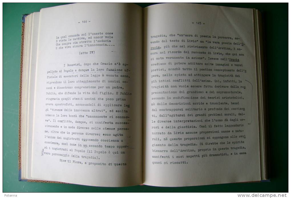 PFF/5 Carmelo Musumarra IL TEATRO TRAGICO IN ITALIA Nel Sec.XVI Giannotta-Catania 1963 - Theater