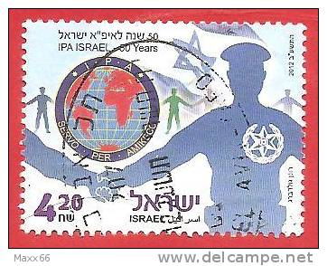 ISRELE - ISRAEL - USATO - 2012 - 50 Years Int. Police Association 1v - 4,20 &#8362;. - Used Stamps (without Tabs)