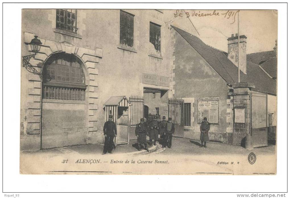 32 - ALENCON - Entrée De La Caserne Ronnet - Alencon