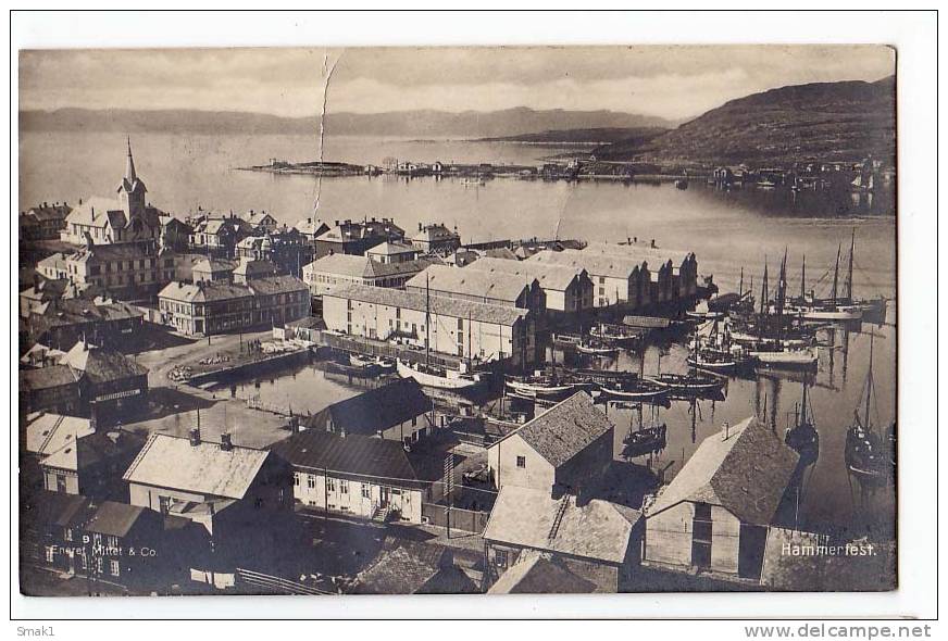 AK NORWEGEN NORWAY  NAMMERFEST OLD POSTCARD FOTOGRAFIE - Norwegen