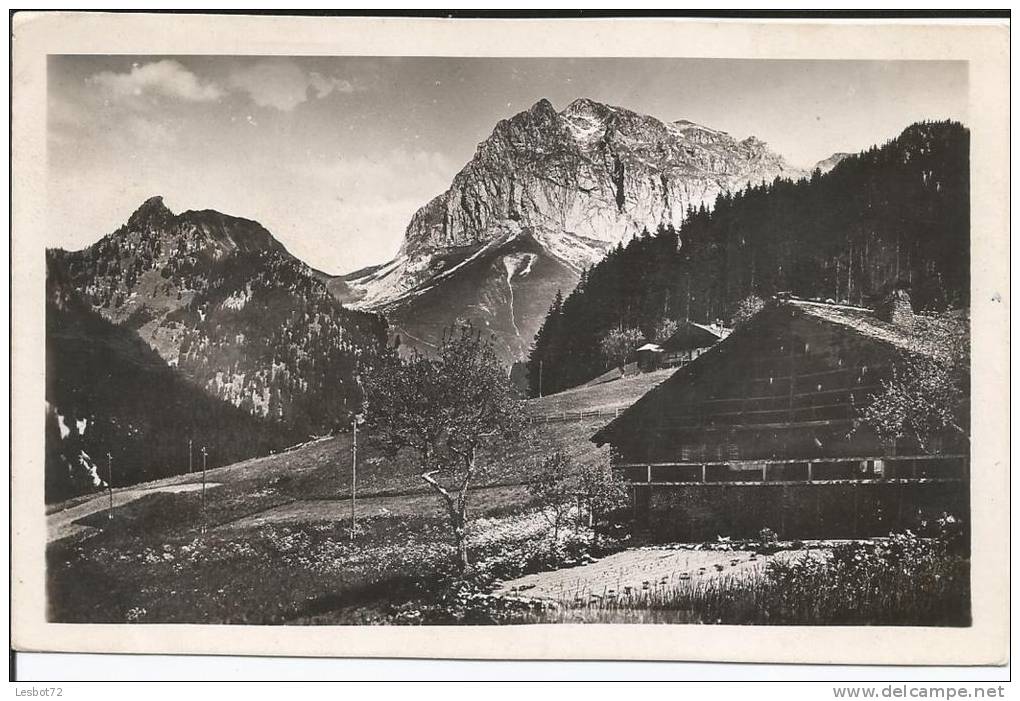 Cpsm, La Chapelle-d'Abondance (Hte-Savoie), Les Cornettes De Bise - La Chapelle-d'Abondance