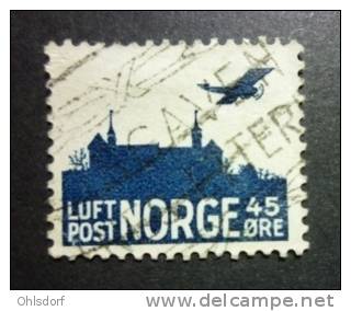 NORGE - Airmail 1927: YT PA 1A 1 A, O - FREE SHIPPING ABOVE 10 EURO - Used Stamps