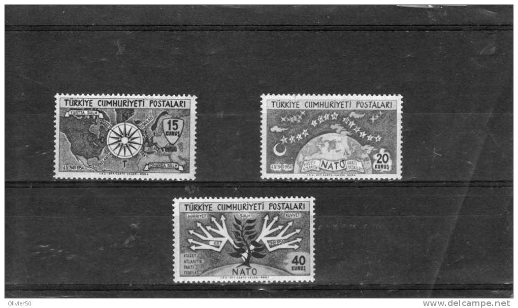 Turquie (1954) " OTAN"  Neufs** - Unused Stamps