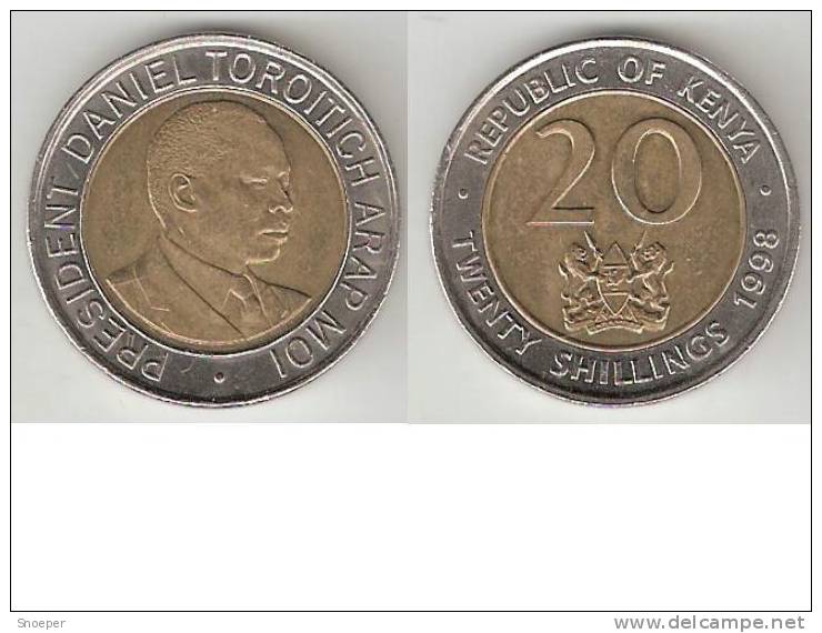 Kenya 20 Shilling 1998 Km 32   Xf+ - Kenia