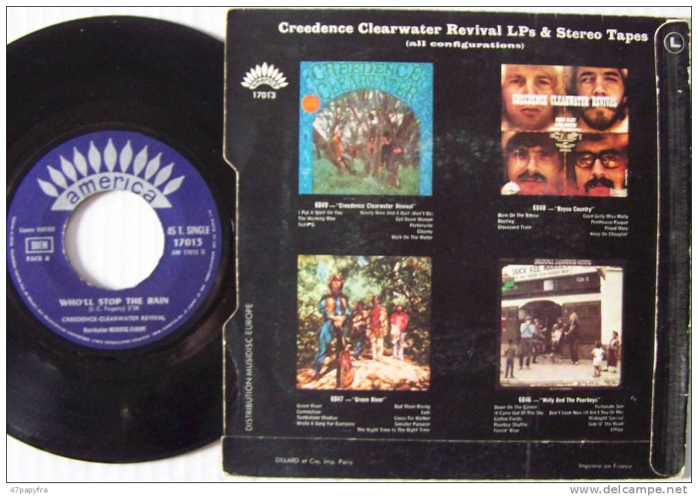 CREEDENCE CLEARWATER REVIVAL SP ORIGINAL BIEM Travelin' Band - Disco, Pop