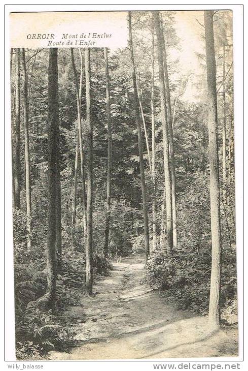 Postkaart / Carte Postale "Orroir - Mont De L'Enclus - Route De L'Enfer" - Kluisbergen