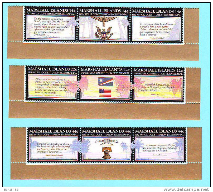 MARSHALL CONSTITUTION 1987 / MNH** / BH 63 - Islas Marshall