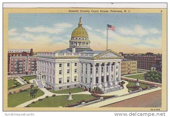 New Jersey Paterson Passic County Court House - Paterson