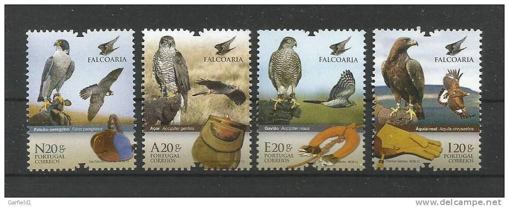 Portugal 2013 Mi.Nr. 3822 / 25 , Falcoaria - Postfrisch / MNH / Mint (**) - Ungebraucht