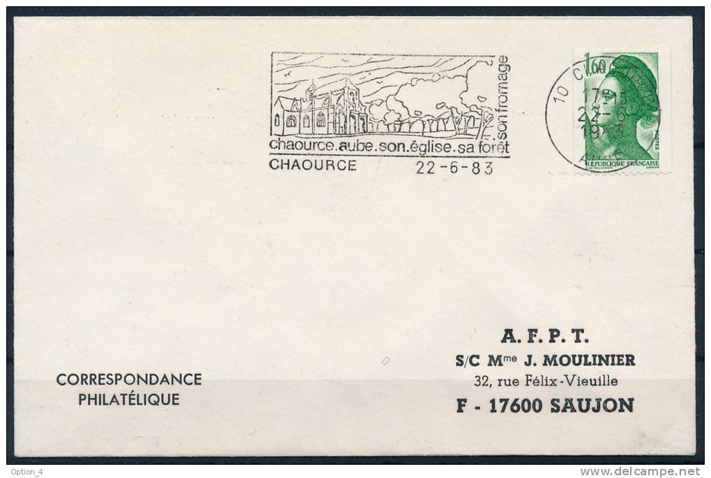 France Frankreich Special Machine Postmark Forest Cheese Fromage Maschinenstempel Käse °BL 0283 - Alimentazione