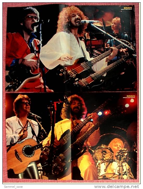 2 Kleine Musik Poster  Barclay James Harvest  - Von Bravo Ca. 1982 - Posters