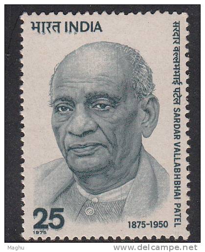 India MNH 1975, Vallabhbhai Patel - Neufs