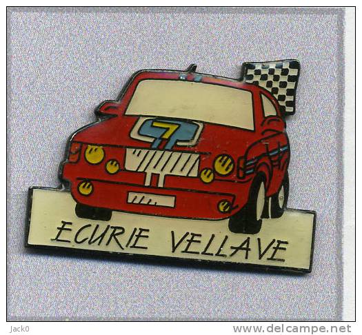 Pin´s  Sport  Automobile  RALLYE   Ecurie  VELLAVE - Rally