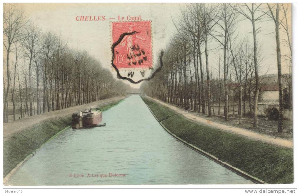 CPA CHELLES (Seine Et Marne) - Le Canal - Chelles