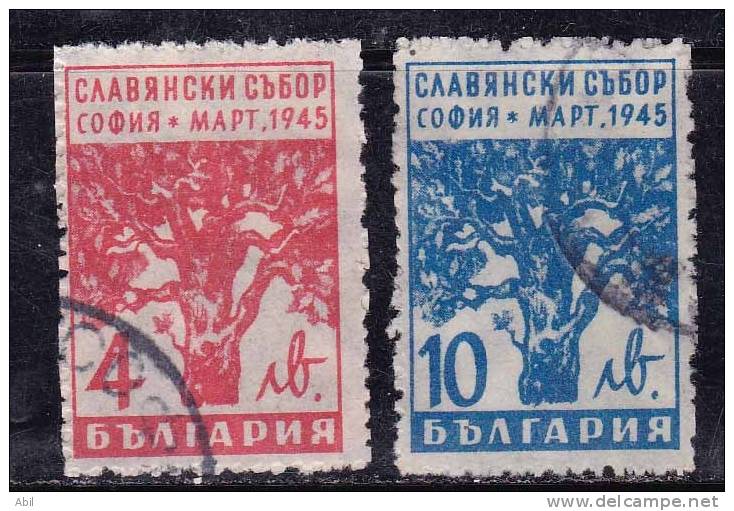 Bulgarie 1945 N°Y.T. :  435 Et 436 Obl. - Gebraucht