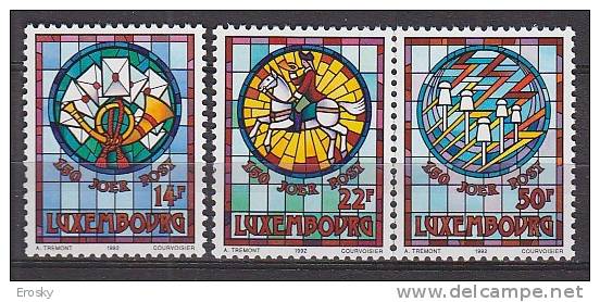 Q3578 - LUXEMBOURG Yv N°1252/54 ** Postes - Unused Stamps