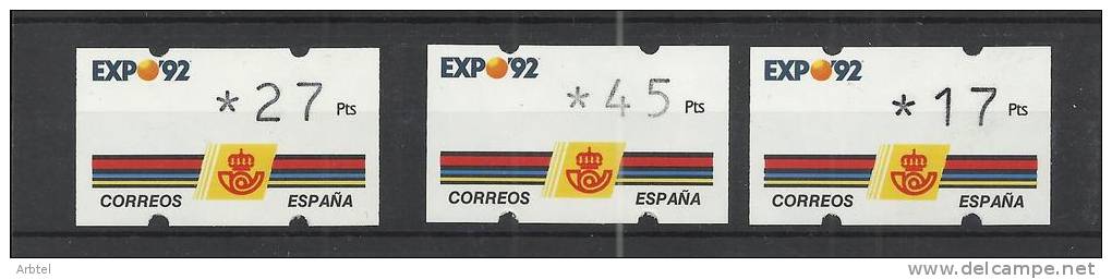 ATM EXPO 92 JUEGOS OLIMPICOS KLUSSENDORF - 1992 – Sevilla (Spanje)