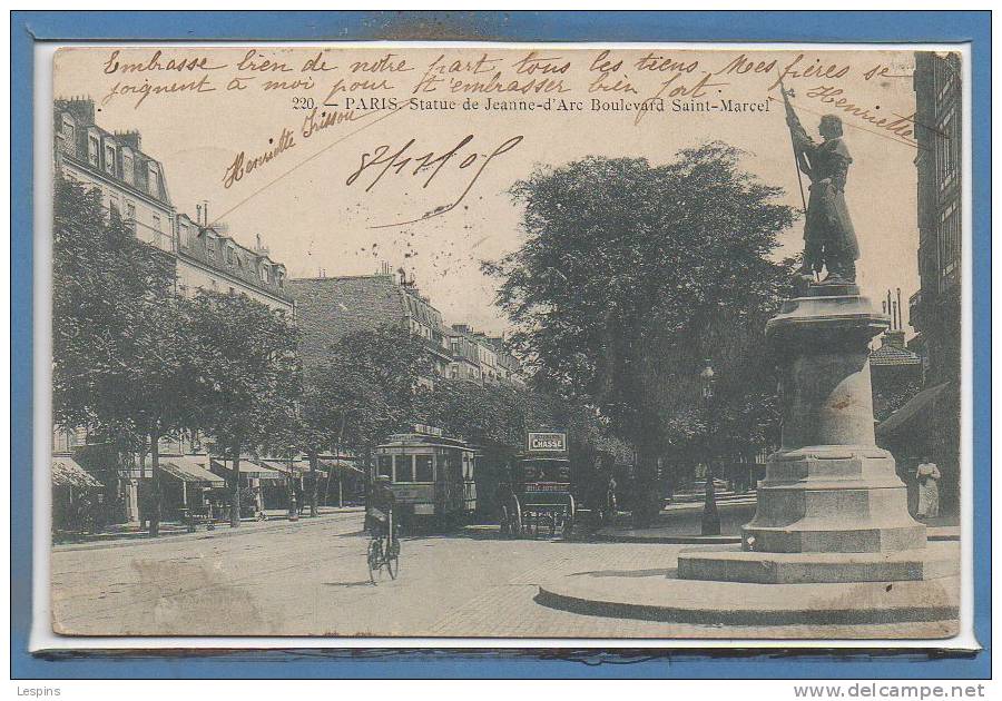 75 - PARIS - 13 Arr. --  Statue De Jeanne D'Arc - Arrondissement: 13