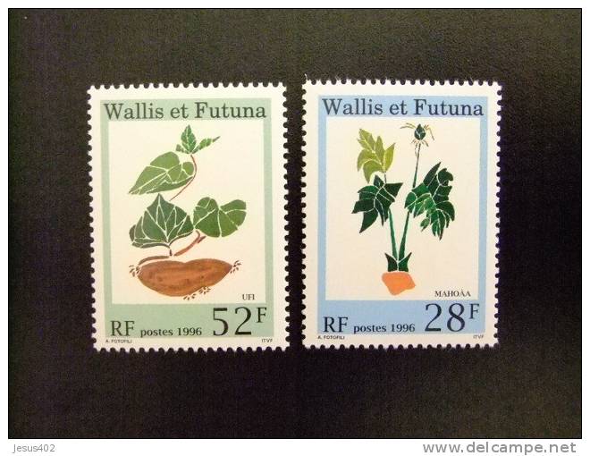 WALLIS ET FUTUNA WALLIS Y FUTUNA 1996 FLORA Yvert & Tellier Nº 487 / 488 ** MNH - Ungebraucht