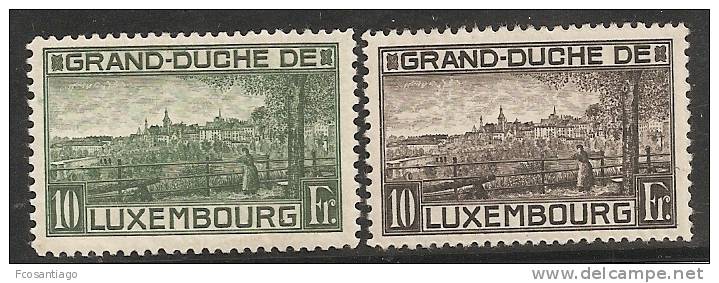 LUXEMBURGO 1923 - Yvert #140/141 - MNH ** - Nuevos