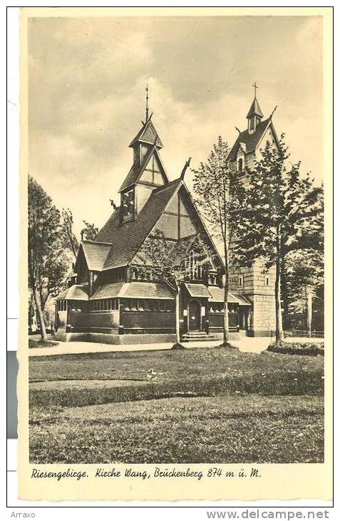 GER256 - Riesengebirge - Kirche Wang Brückenberg - Schlesien