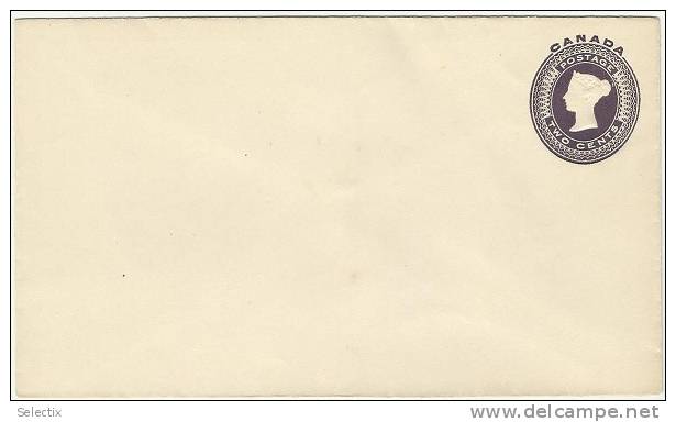 Canada 1890 Unused Postal Stationery Correspondence Envelope Cover - 1860-1899 Reign Of Victoria