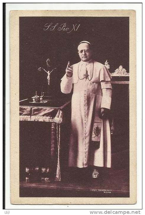 S. S. PIO XI , ( Le Pape PIE XI ) - Popes