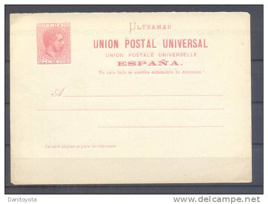 ENTERO POSTAL - Cuba (1874-1898)