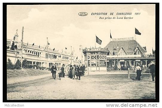 BELGIQUE CHARLEROI / Exposition 1911, Luna Garden / - Charleroi