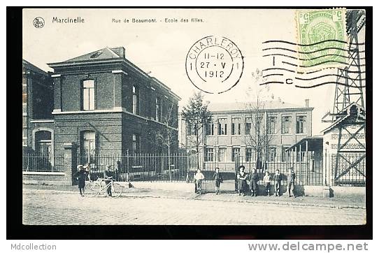 BELGIQUE CHARLEROI / Marcinelle, Rue De Beaumont, Ecole Des Filles / - Charleroi