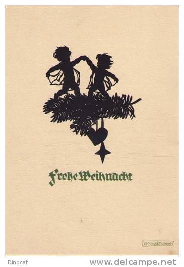 Künstlerkarten / Scherenschnitte, 8 Karten   Artist Cards / Paper Cuts, 8 Cards - Scherenschnitt - Silhouette