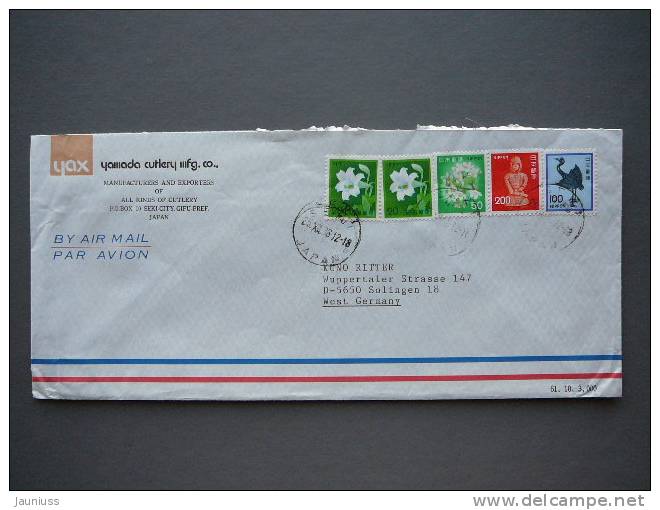 Japan Used Covers #001 - Enveloppes