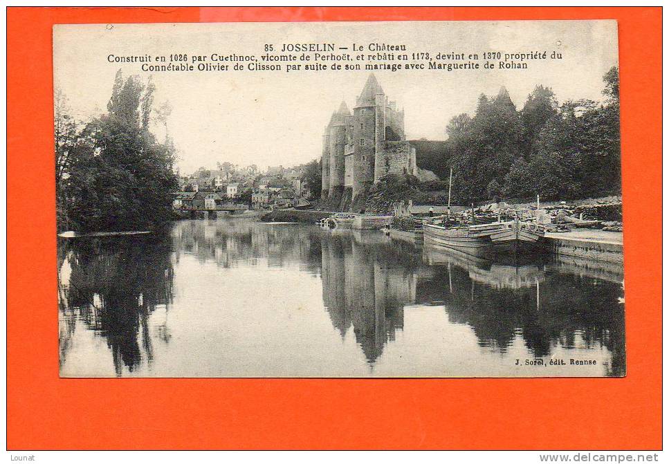 56 JOSSELIN : Le Château - Josselin