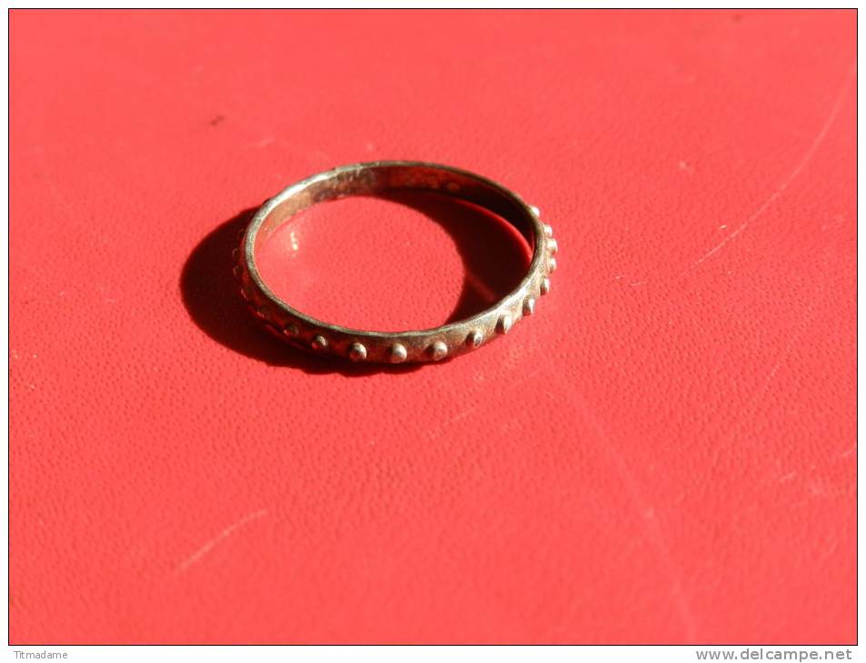 (35) Bague En Argent - Anneau -  18 Mm - Bagues