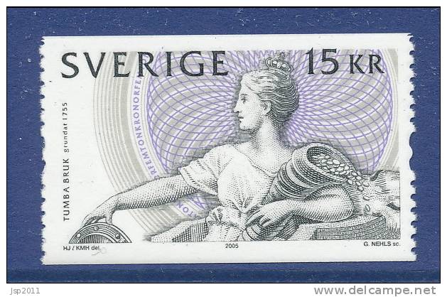 Sweden 2005 Facit #  2499. 250th Anniversary Of Tumba Bruk,  MNH (**) - Ongebruikt