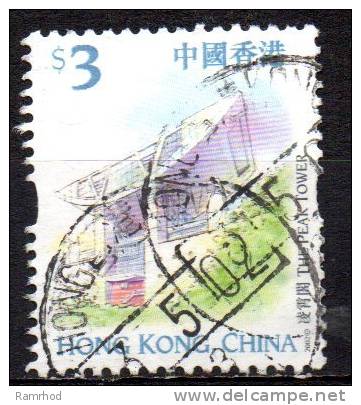 HONG KONG 1999 Hong Kong Landmarks And Tourist Attractions $3 - The Peak Tower  FU - Used Stamps