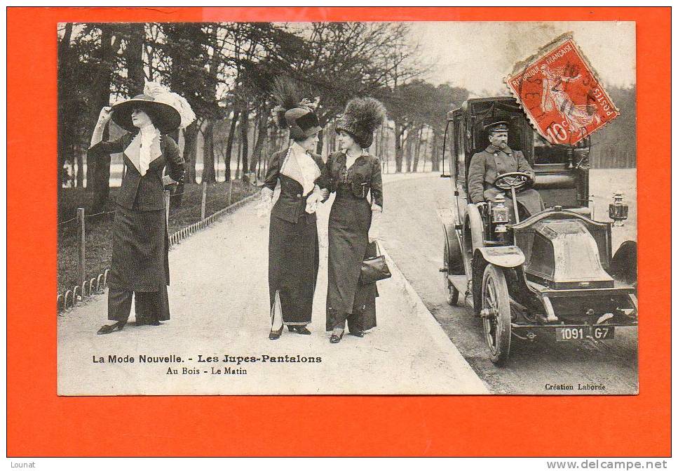 La Mode Nouvelle - Les Jupes Pantalons - Au Bois Le Matin (Bois De Boulogne) - Mode