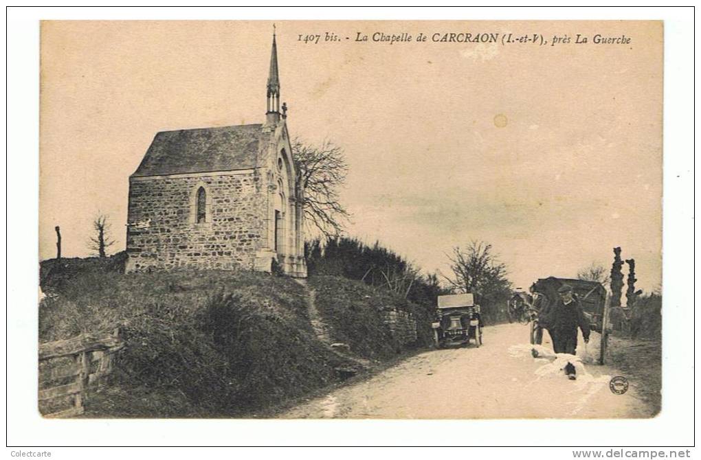 CARCRAON  La Chapelle  état Abimée En Bas A Droite - Otros & Sin Clasificación