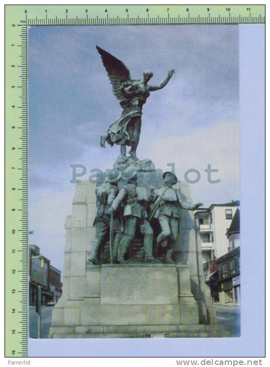 Sherbrooke ( Le Cénotaphe "monument Aux Soldats Décédés " ) Quebec Qc Canada 2 Scan Carte Postale Post Card - Sherbrooke