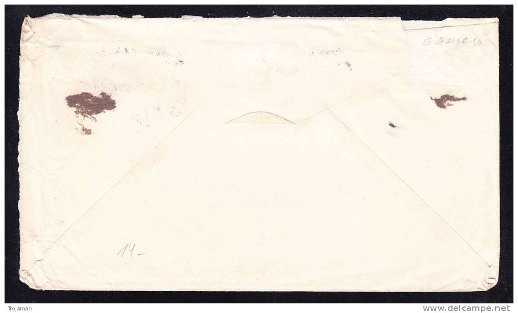 E-AMER-50 LETTER FROM ECUADOR TO GERMANY HAMBURG 10.07.1936 - Equateur