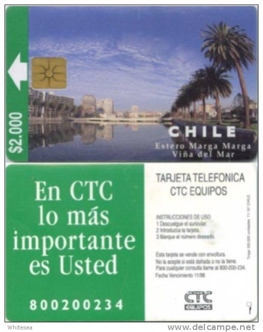 Telefonkarte Chile  - Vina Del Mar - 11/97 - Chile