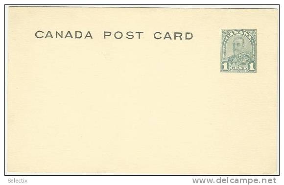 Canada 1930 Postal Stationery Correspondence Card - 1903-1954 De Koningen