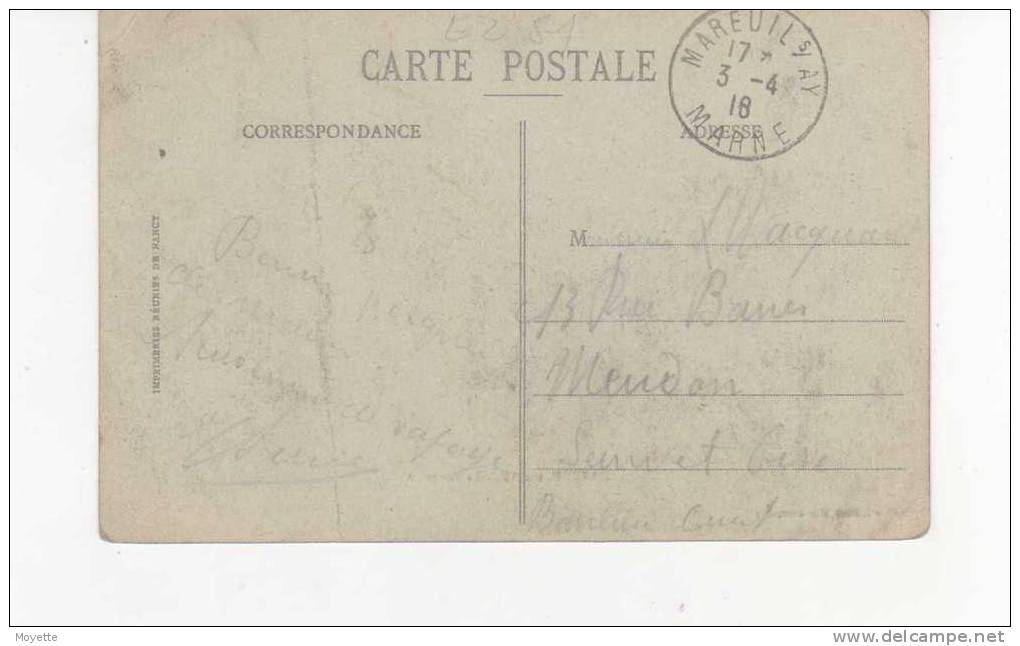 CPA-51-1918-MAREUIL-sur-AY-LA BOUTEILLE-LA CHAMPAGNE - Mareuil-sur-Ay