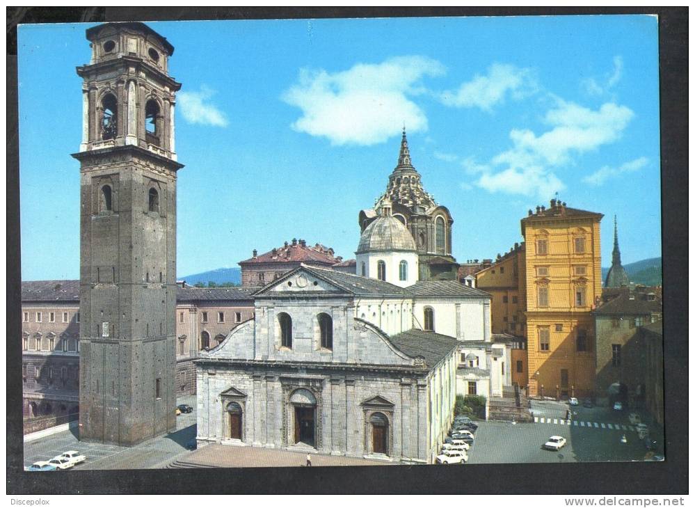 H868 Torino, La Cattedrale S. Giovanni Battista, Campanile, La Cappella Della Sindone, Mole - Auto Cars Voitures - Autres Monuments, édifices