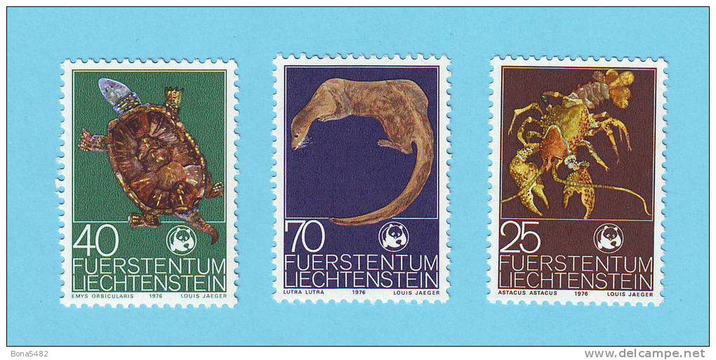 LIECHTENSTEIN ANIMAUX TORTUE 1976 / MNH** / BJ 76 - Schildpadden