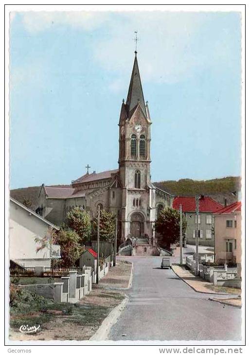 57 - ARS SUR MOSELLE - L'église (citroen Dans La Rue..) - Ars Sur Moselle